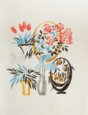 Митурич-Хлебников Май Петрович. Цветочная композиция 